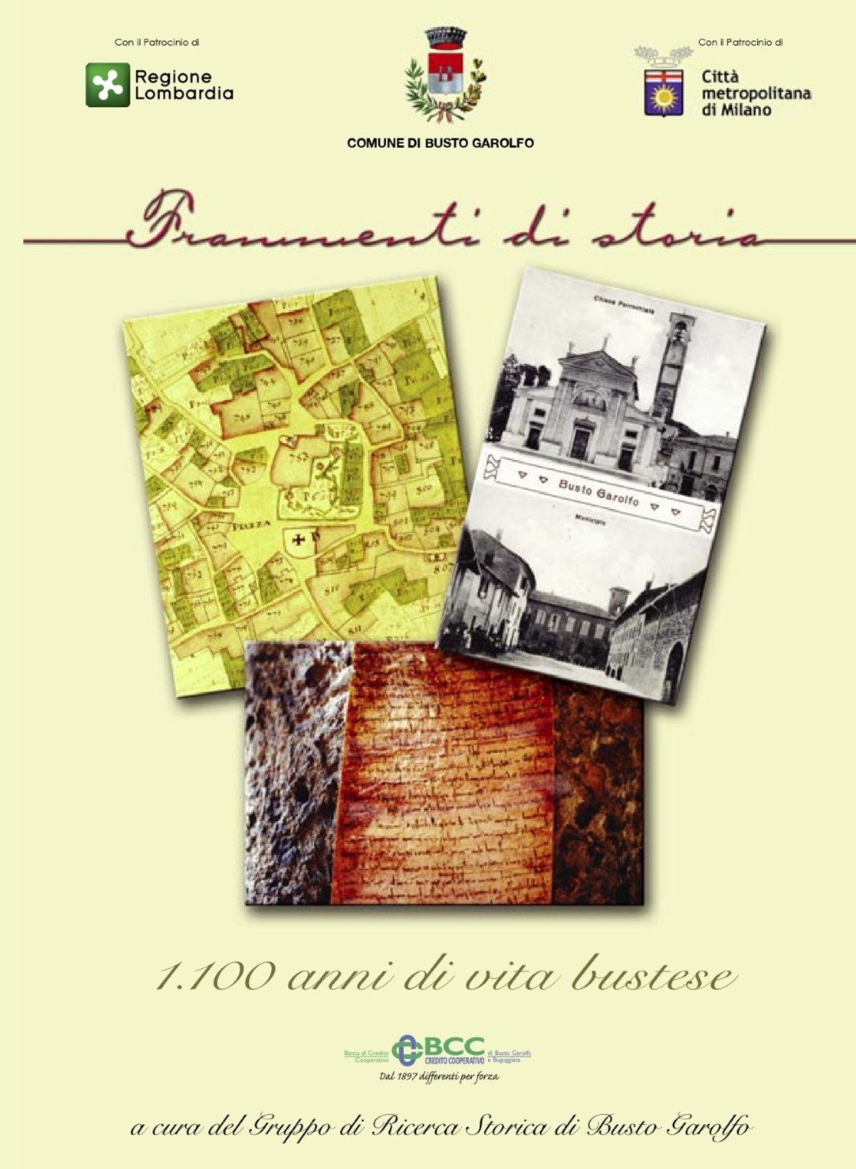 Venerdì 25 novembre, presentazione del libro sui 1100 anni di storia di Busto Garolfo